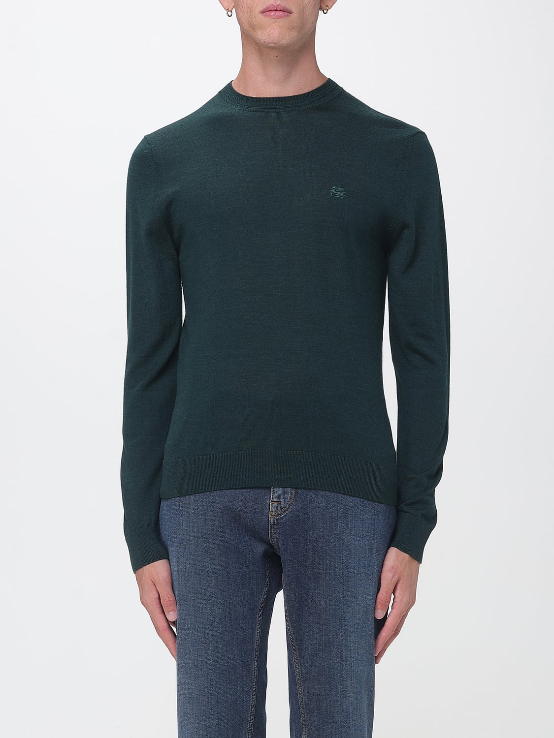 ETRO Sweater Men color Forest Green
