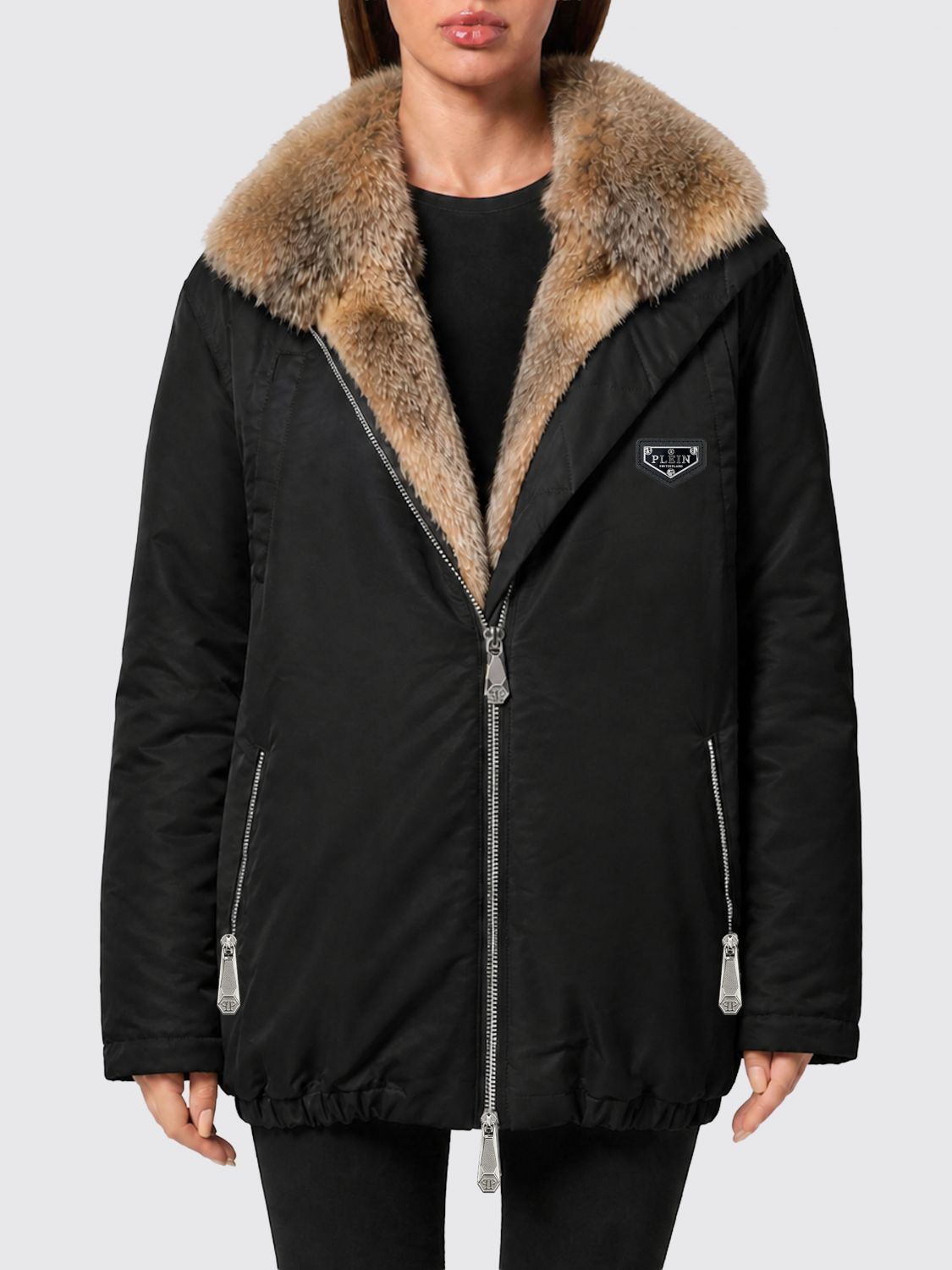 PHILIPP PLEIN Jacket Woman color Black