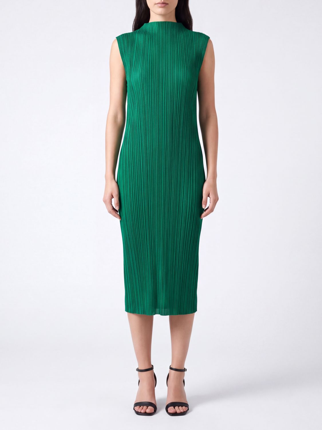 PLEATS PLEASE ISSEY MIYAKE Dress Woman color Apple Green