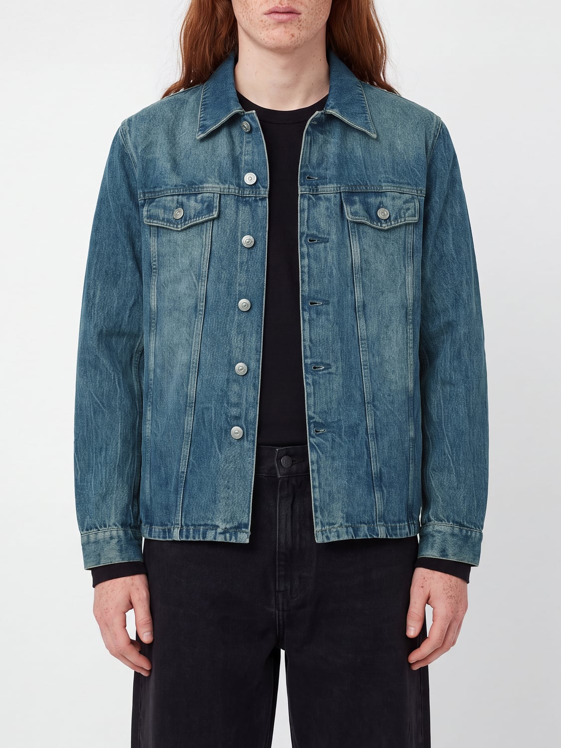 OUR LEGACY Jacket Men color Blue