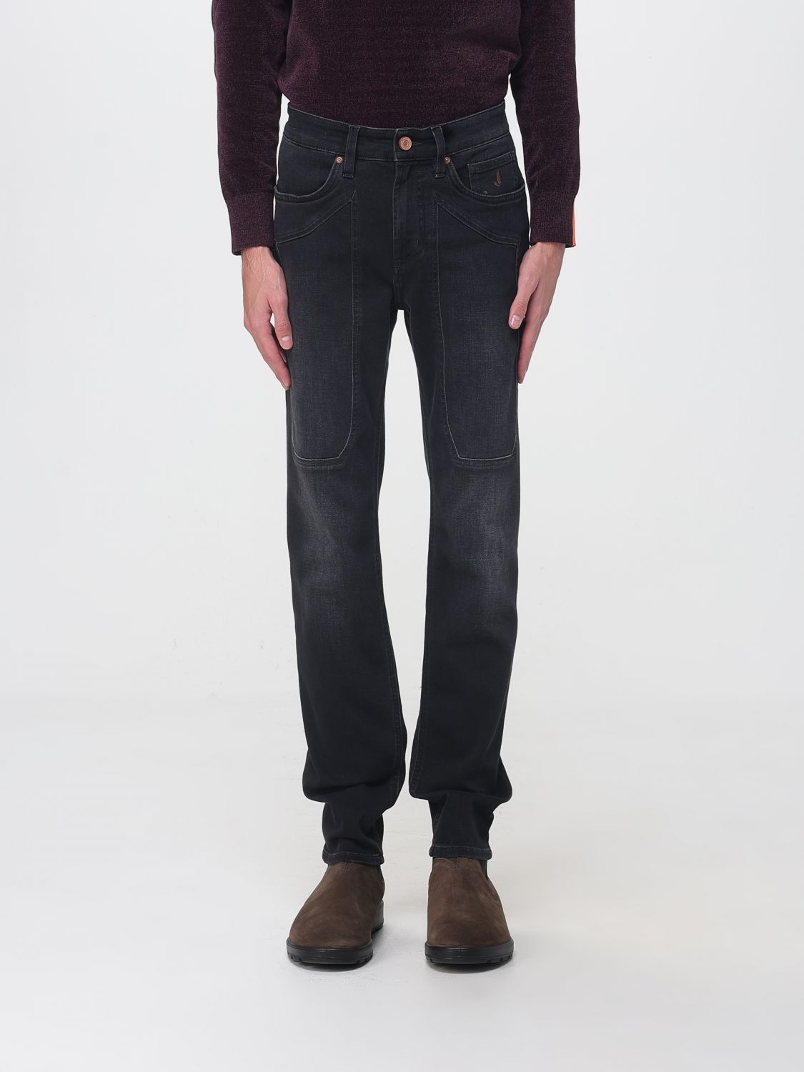 Jeckerson Jeans Men Color Black