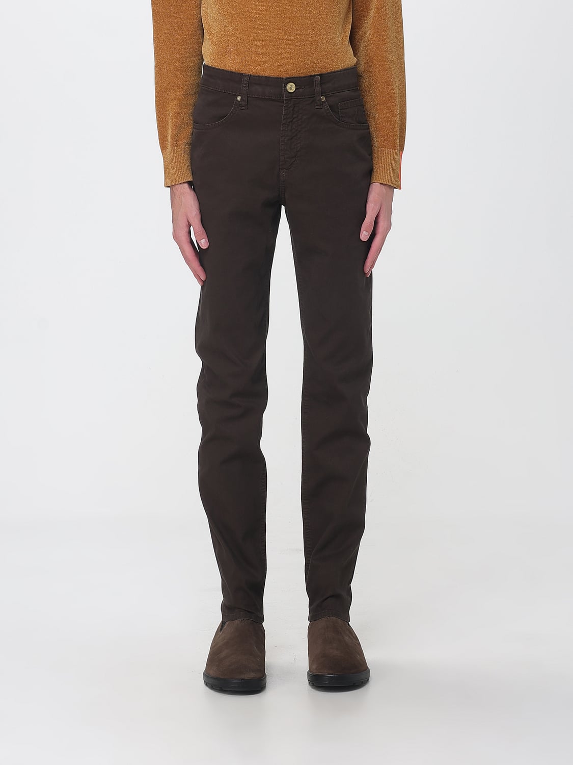 JECKERSON Pants Men color Brown