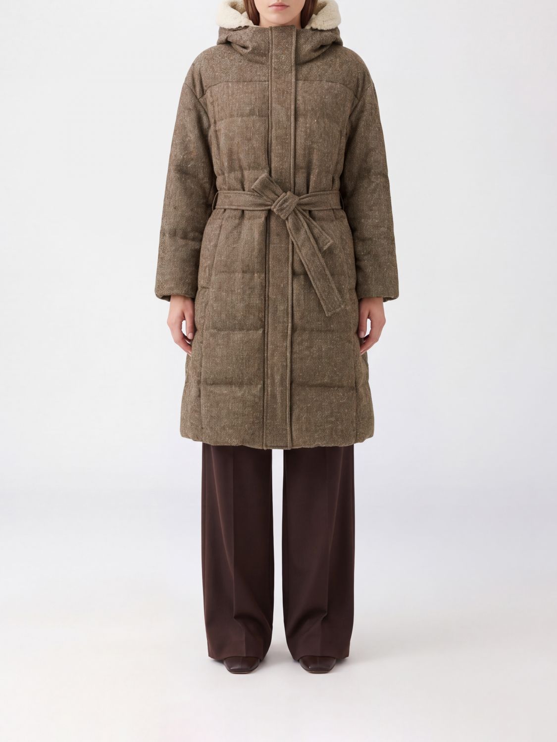 BRUNELLO CUCINELLI Jacket Woman color Beige