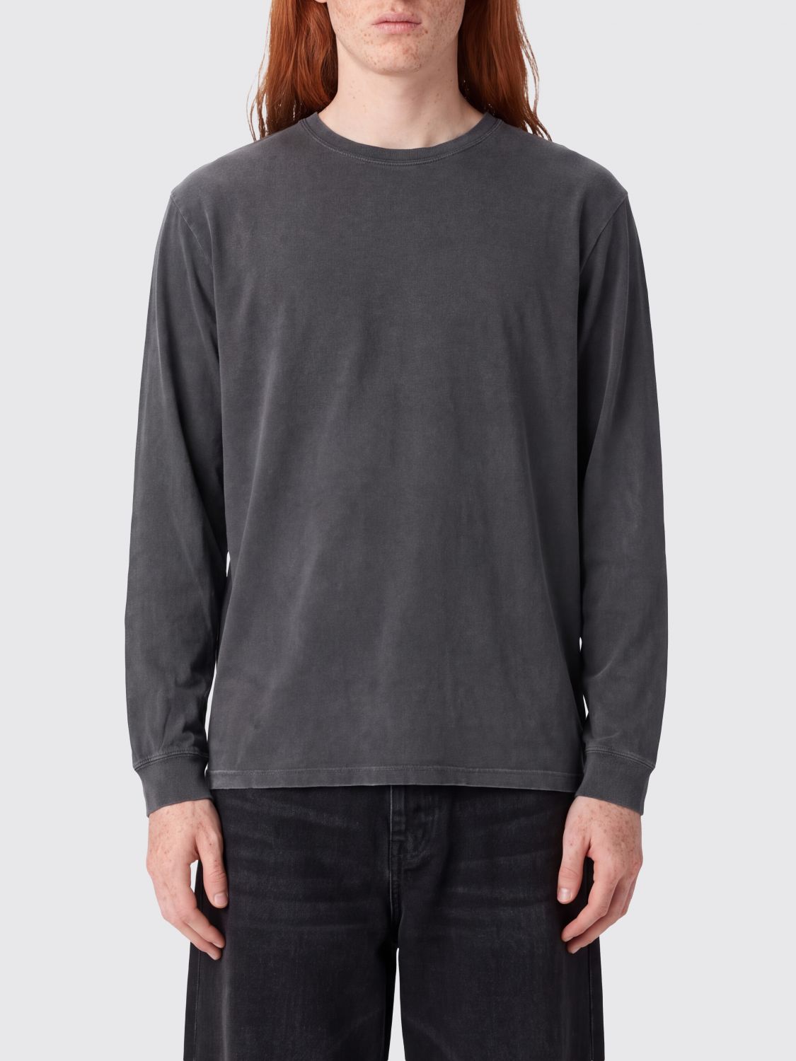 Golden Goose Long-Sleeved Crewneck T-Shirt in Cotton