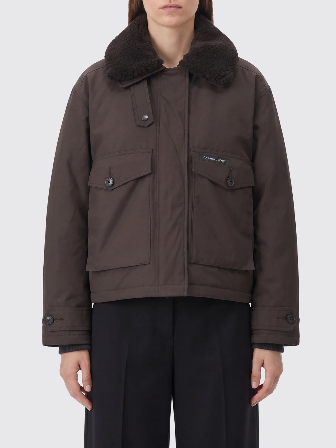 Canada Goose Arctic Parka in Arctic Tech with a Fur Collar