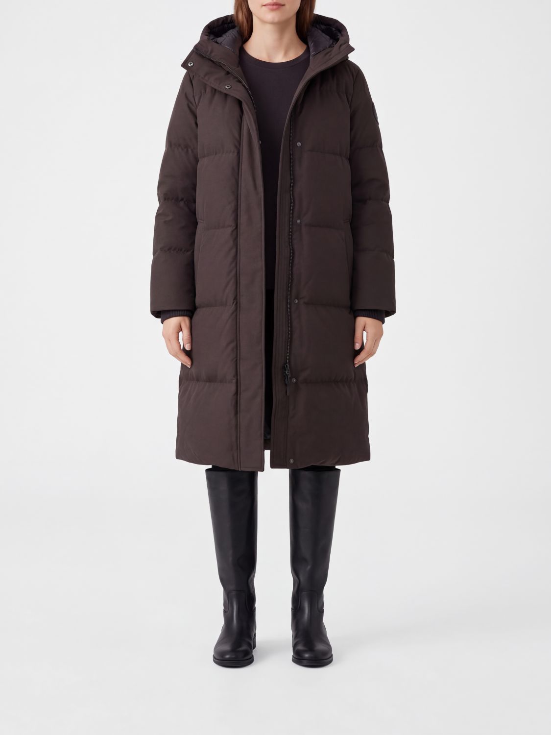 Canada Goose Louise Padded and Quilted Parka with a Hood