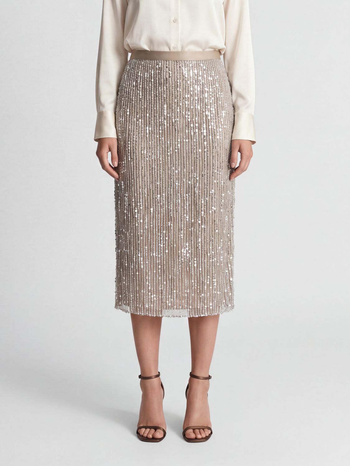 AMI PARIS Skirt Woman color Beige