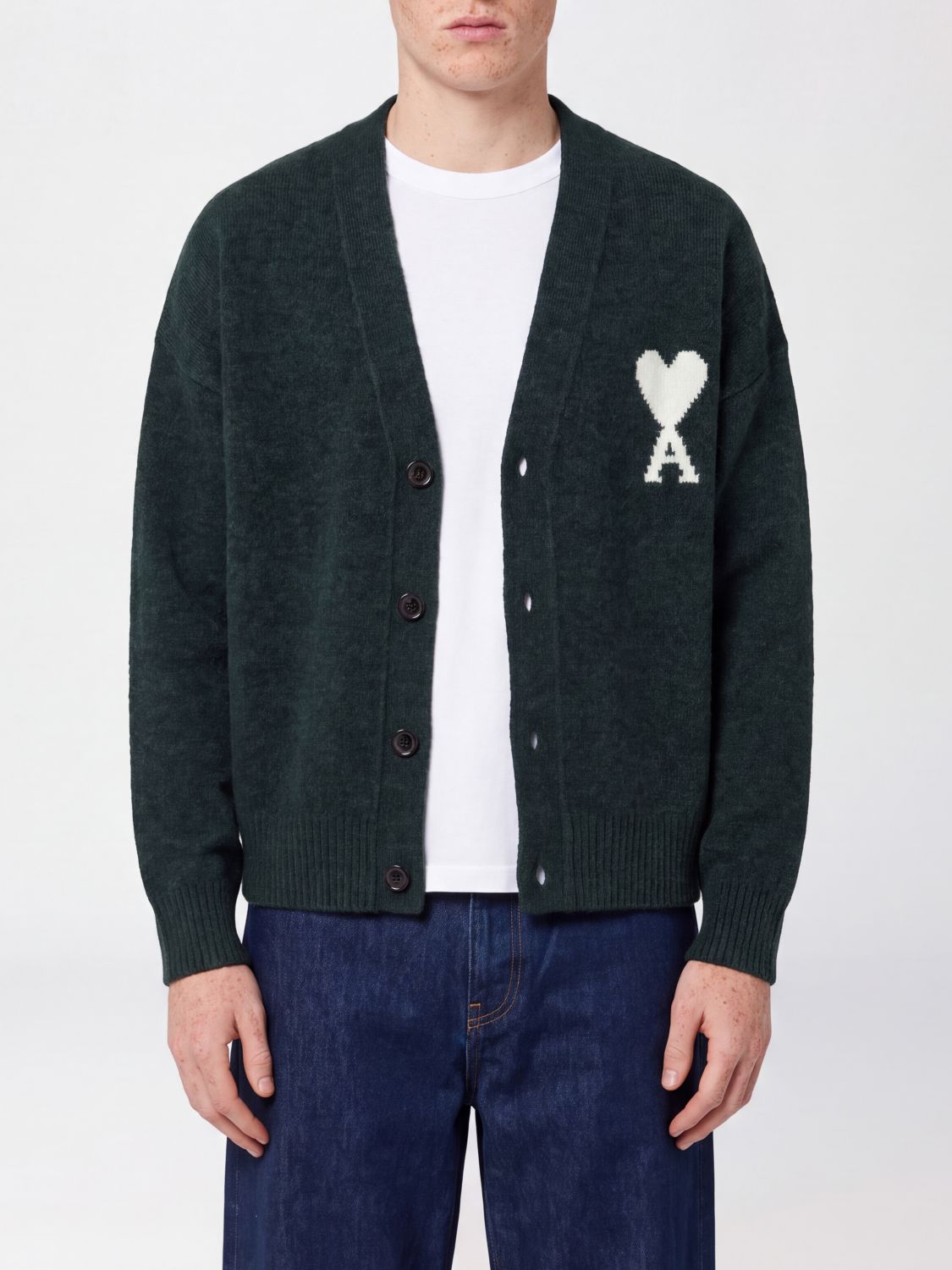 AMI PARIS Sweater Men color Green
