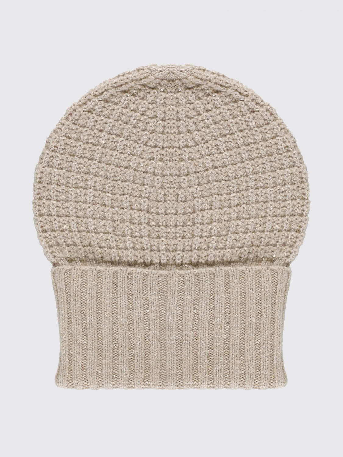 Fabiana Filippi Cuffed Virgin Wool and Alpaca Blend Beanie