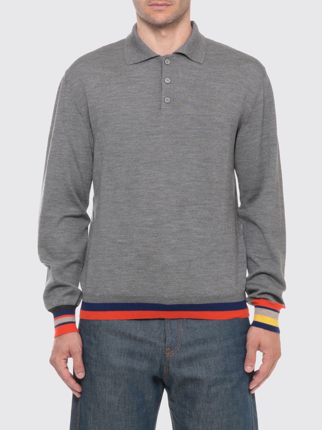 Moschino Couture Polo Shirt in Grey