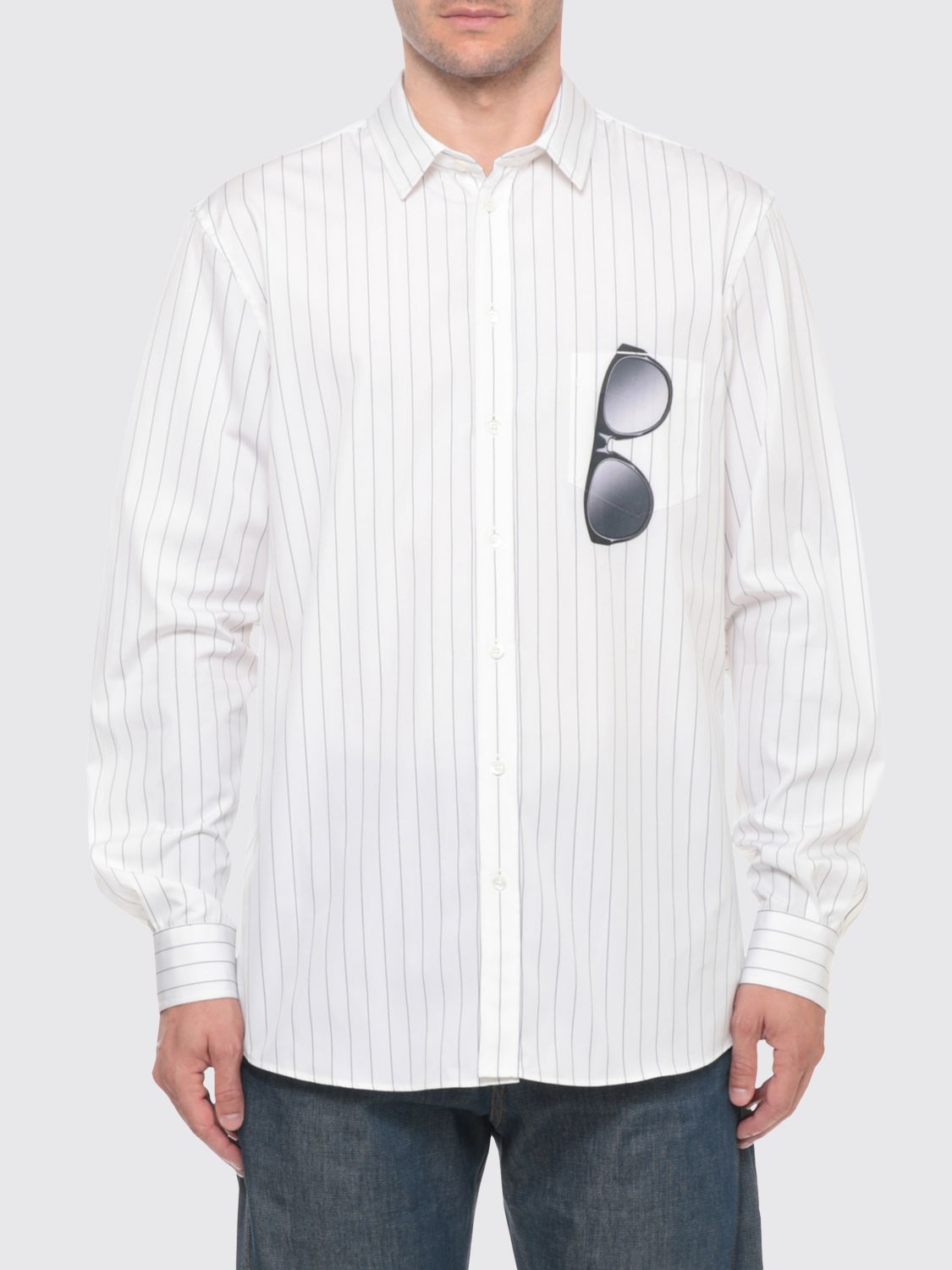 MOSCHINO COUTURE Shirt Men color White