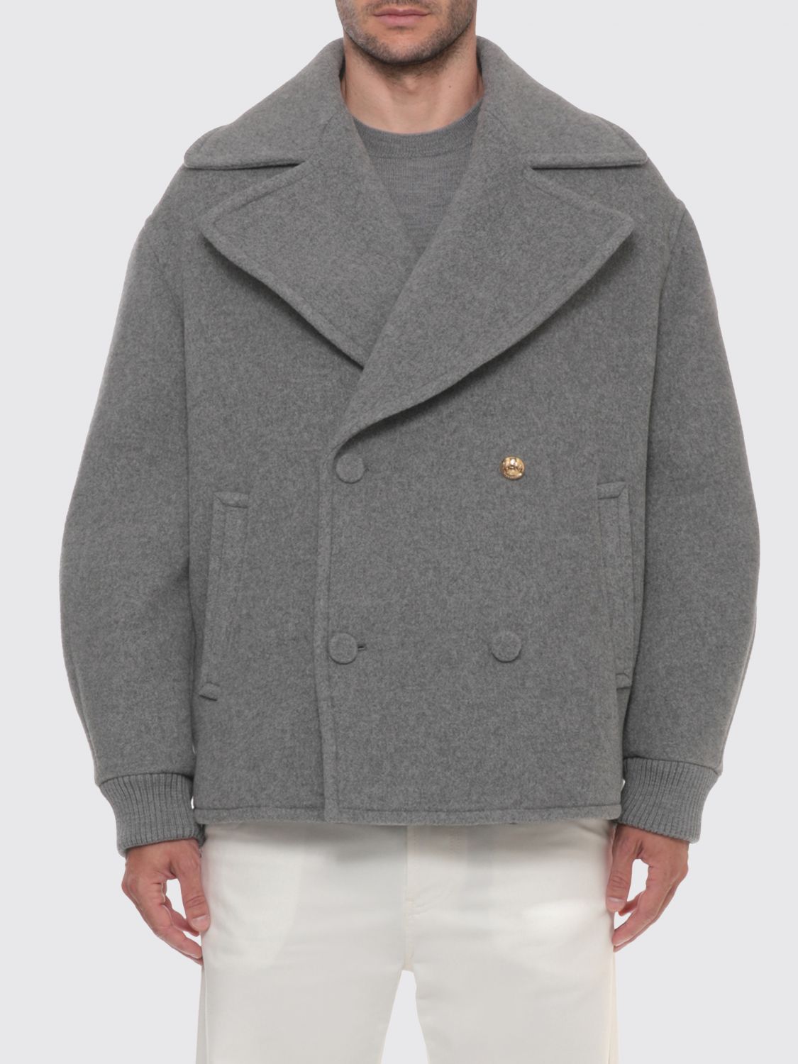Moschino Couture Coat in Grey