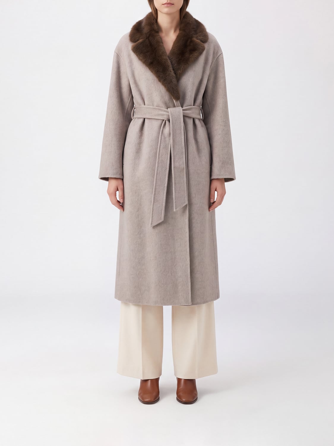 PAROSH Coat Woman color Dove Grey
