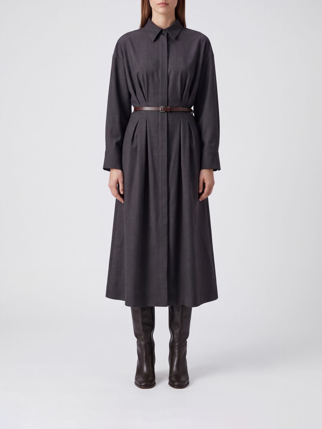 P.a.r.o.s.h Parosh Dress Woman Color Dark In Gray