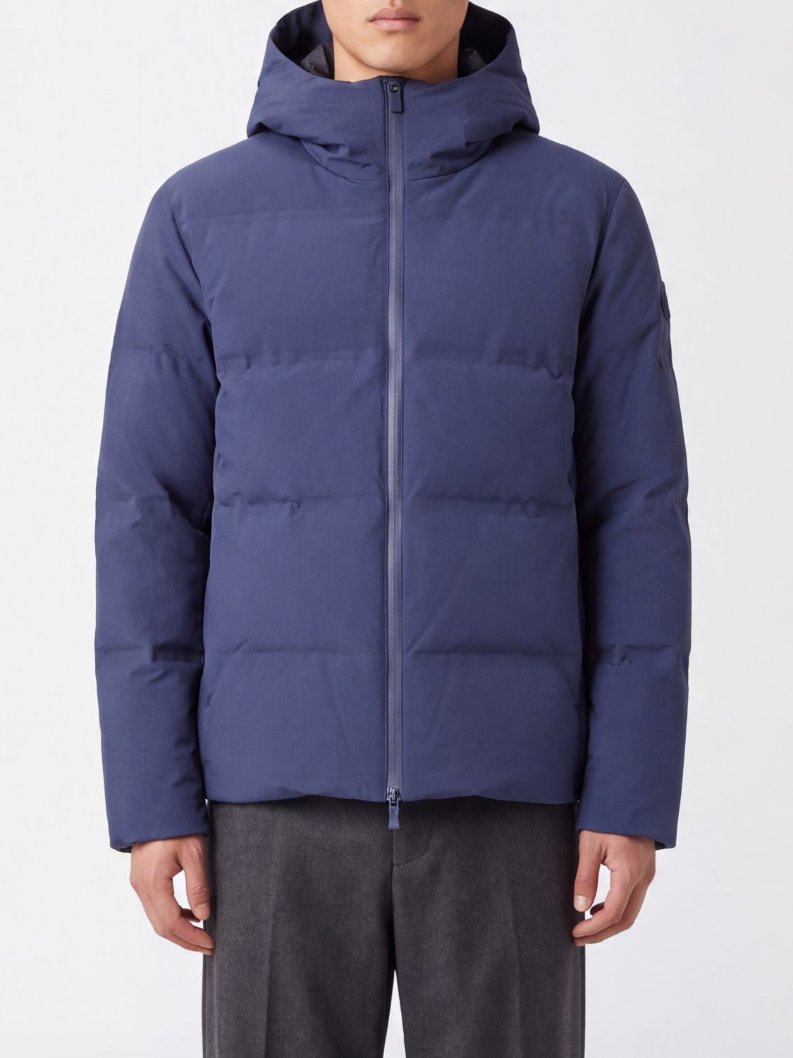 HERNO Waterproof and Windproof Quilted Nylon Hooded Down Jacket