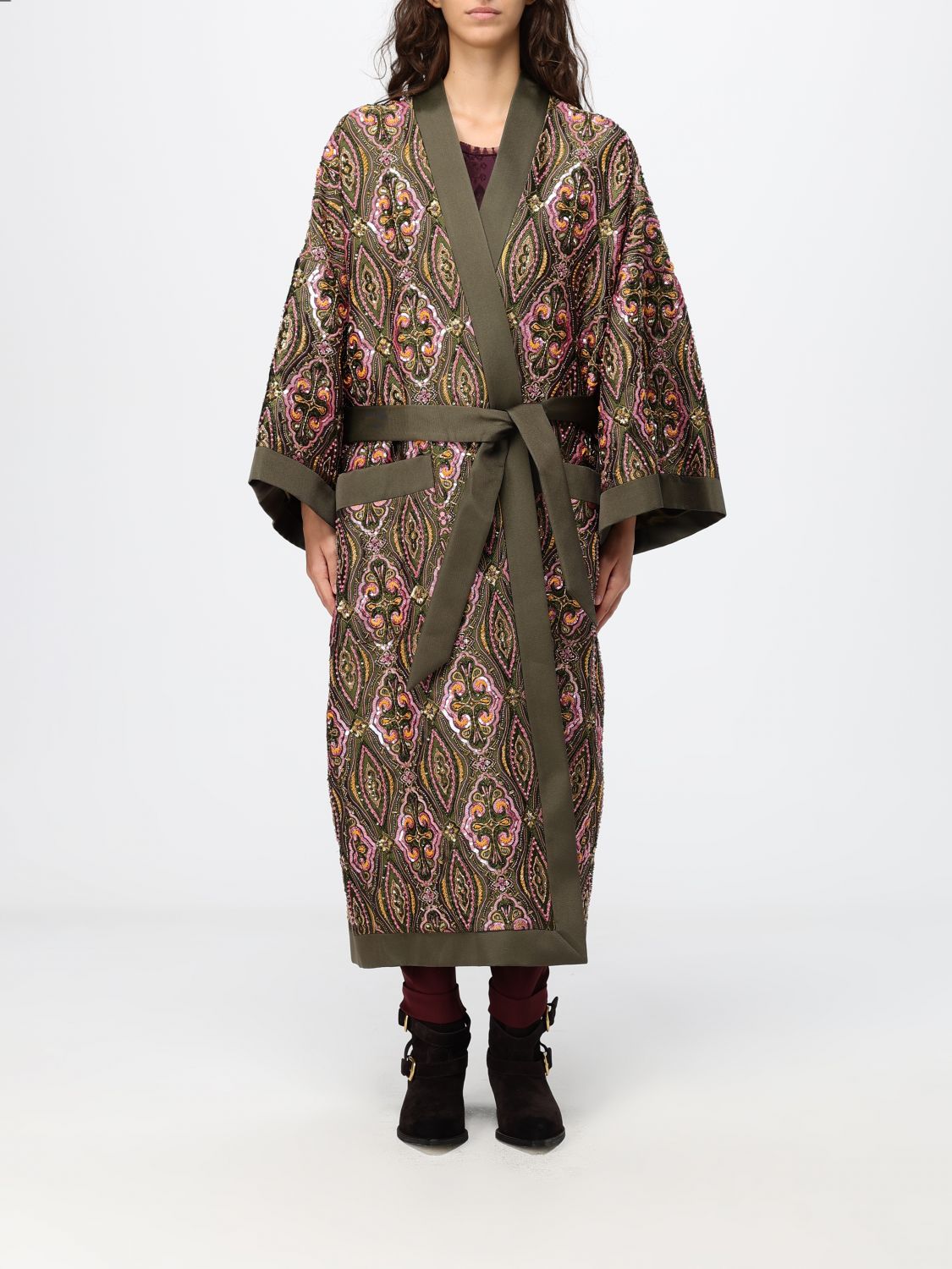 ETRO Waistcoat Woman color Multicolor