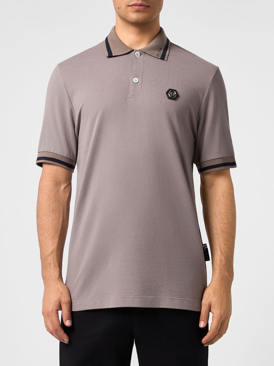 PHILIPP PLEIN Polo Shirt Men color Beige