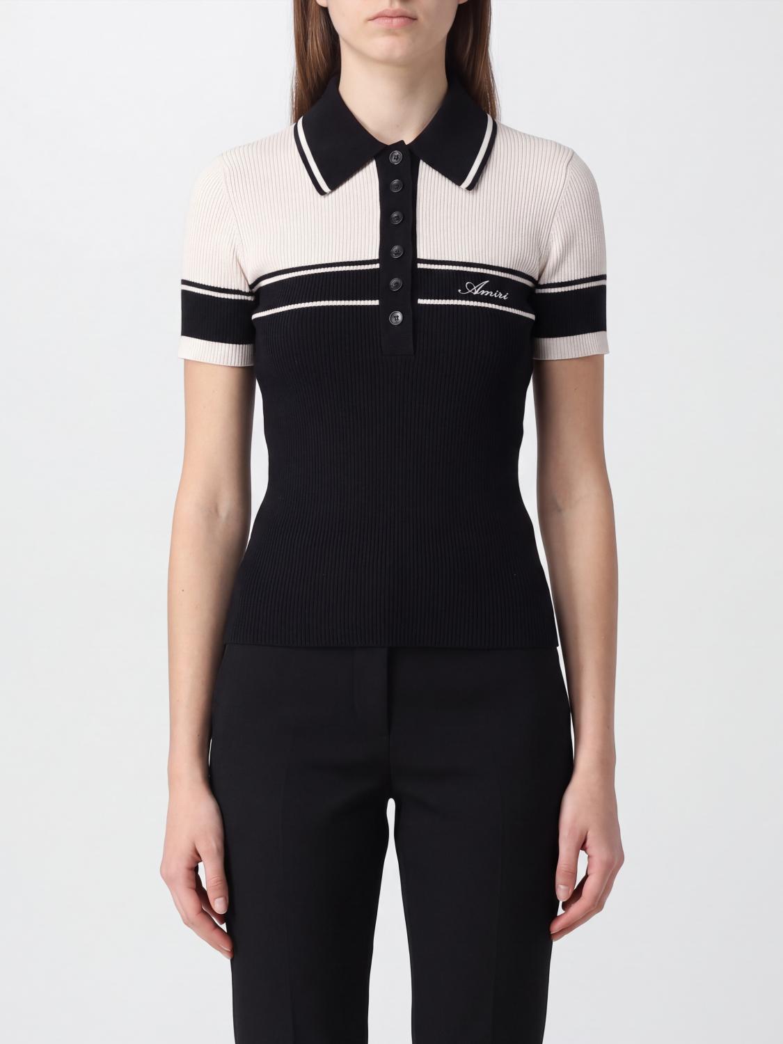 AMIRI Polo Shirt Woman color Black