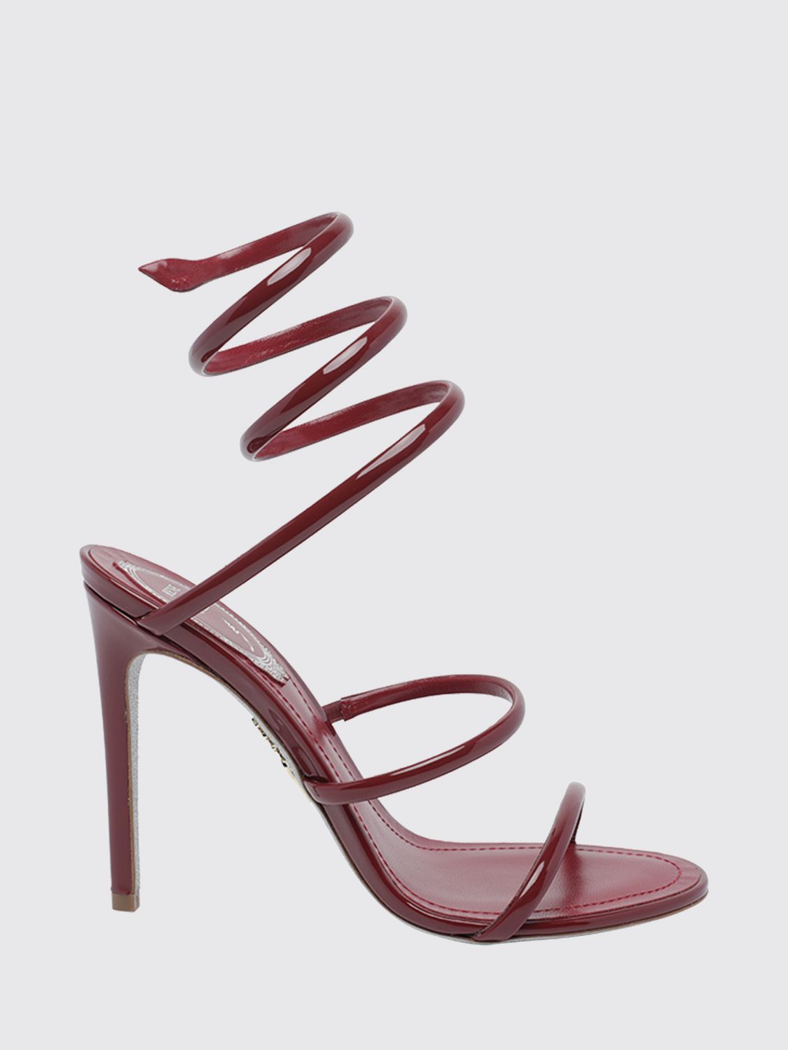 RENE CAOVILLA Heeled Sandal Woman color Red RENE CAOVILLA Heeled Sandal Woman color Red