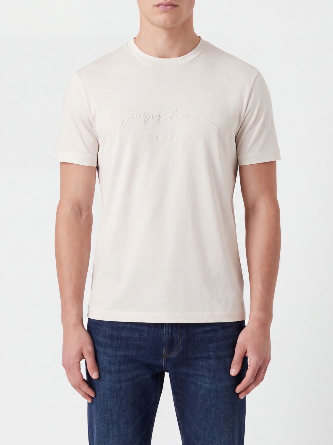 GIORGIO ARMANI T-Shirt Uomo colore Bianco