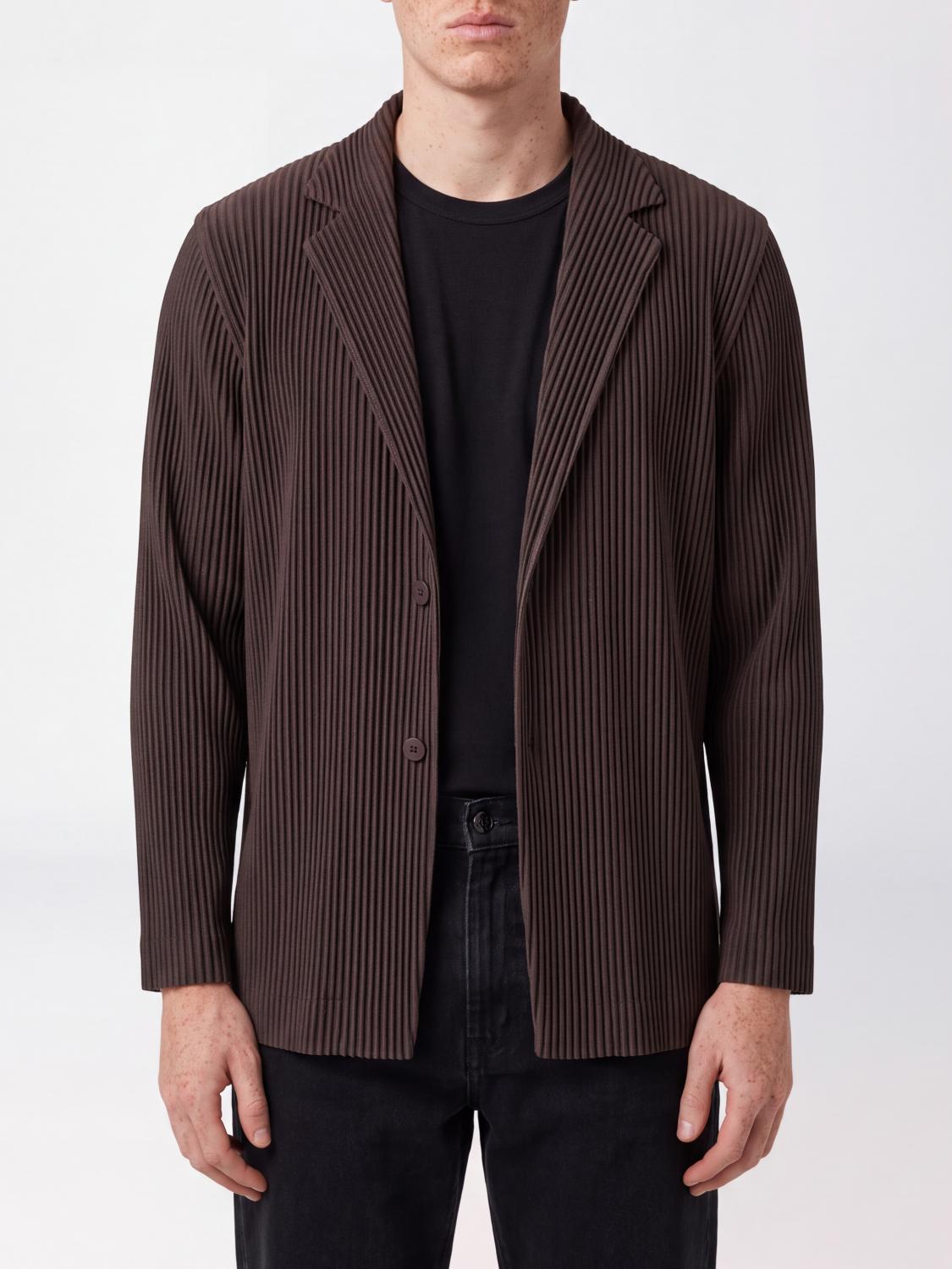 HOMME PLISSE' ISSEY MIYAKE Jacket Men color Brown