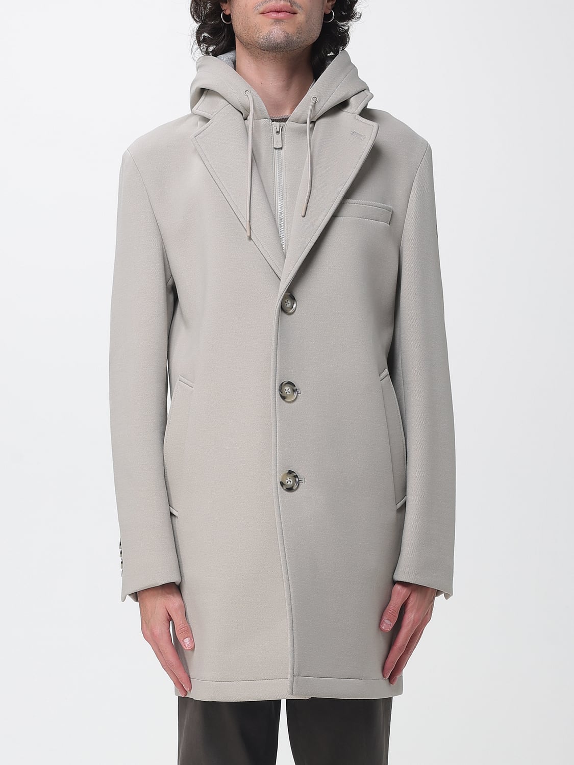 MANUEL RITZ Coat Men color Beige