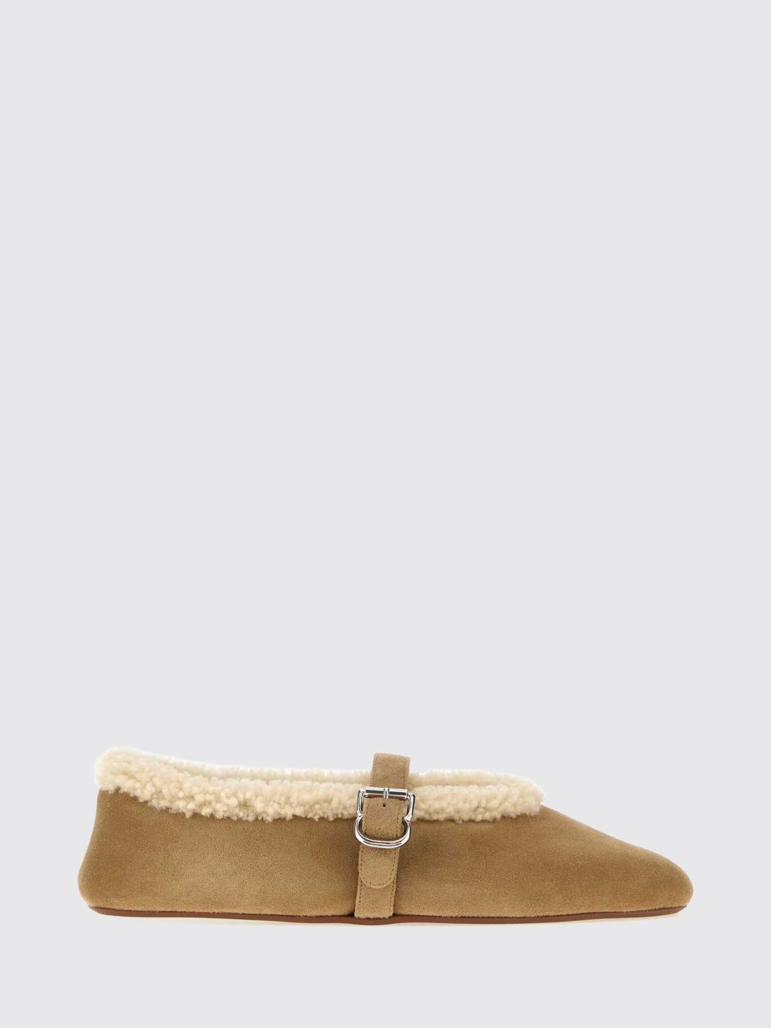 ALAÏA Ballet Flat Woman color Camel