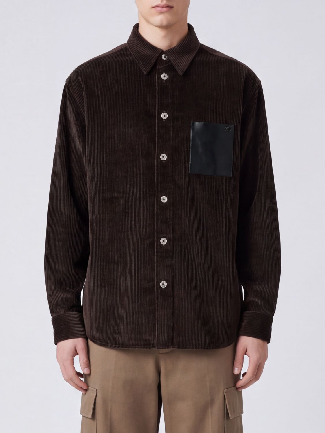 LOEWE Shirt Men color Brown