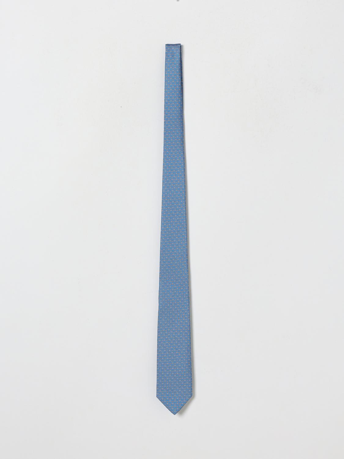 Luigi Borrelli Pure Silk Tie with Graphic Print and Applied Logo