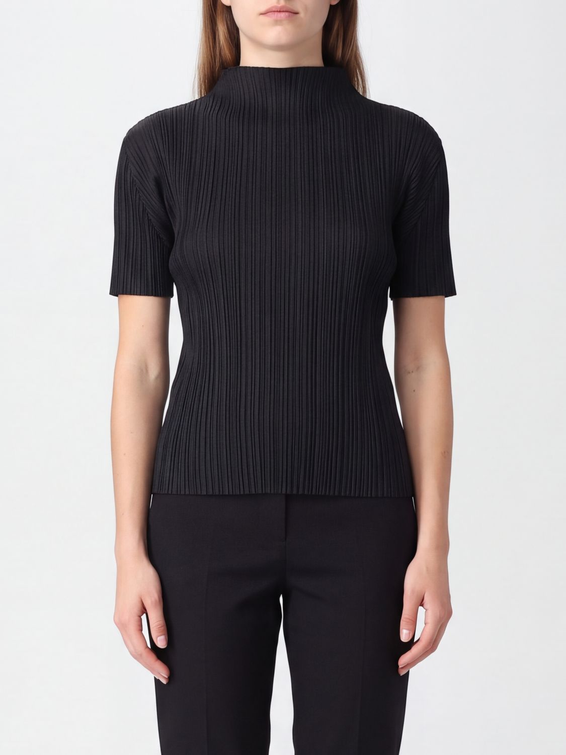 PLEATS PLEASE ISSEY MIYAKE Shirt Woman color Black