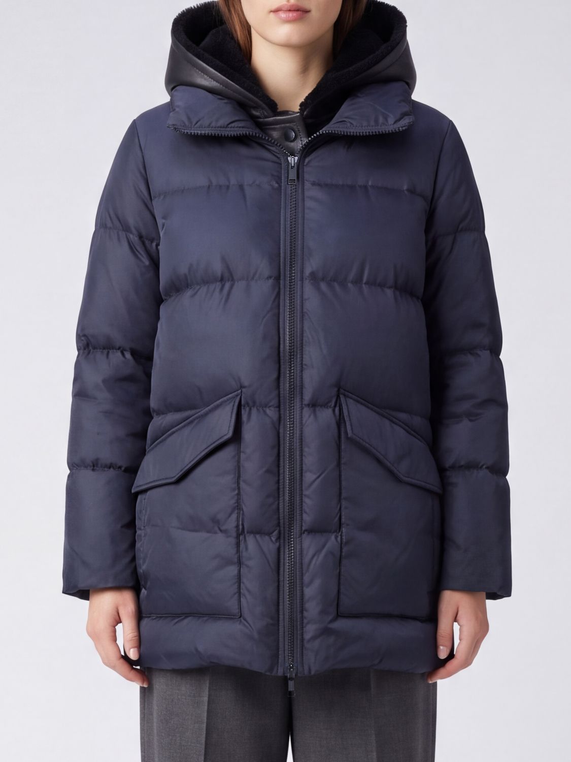 Yves Salomon Jacket in Black