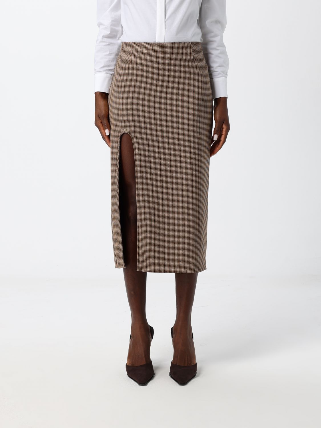 MAR DE MARGARITAS Skirt Woman color Camel