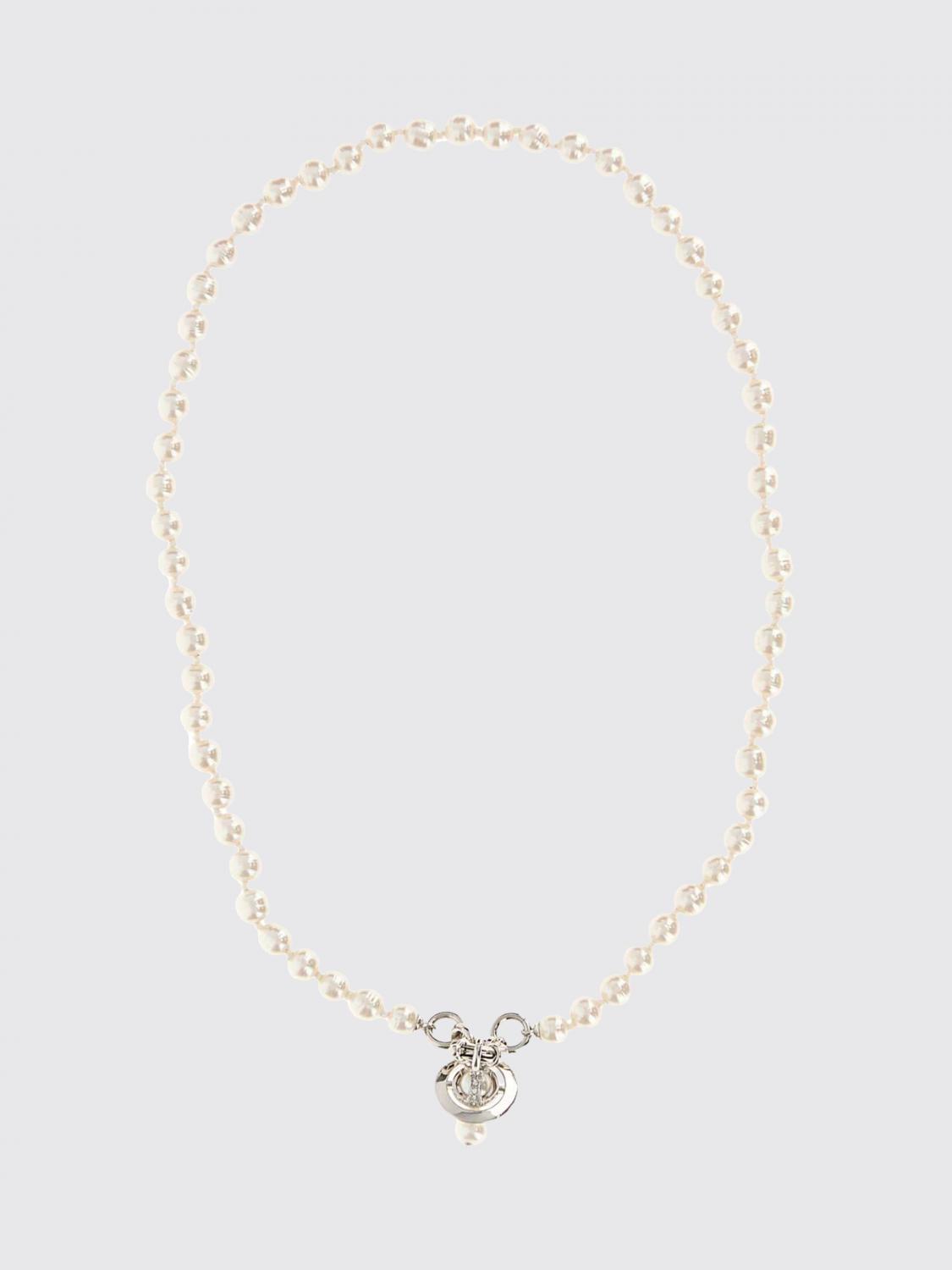 Vivienne Westwood Orb Pendant Necklace with Pearls and Crystals