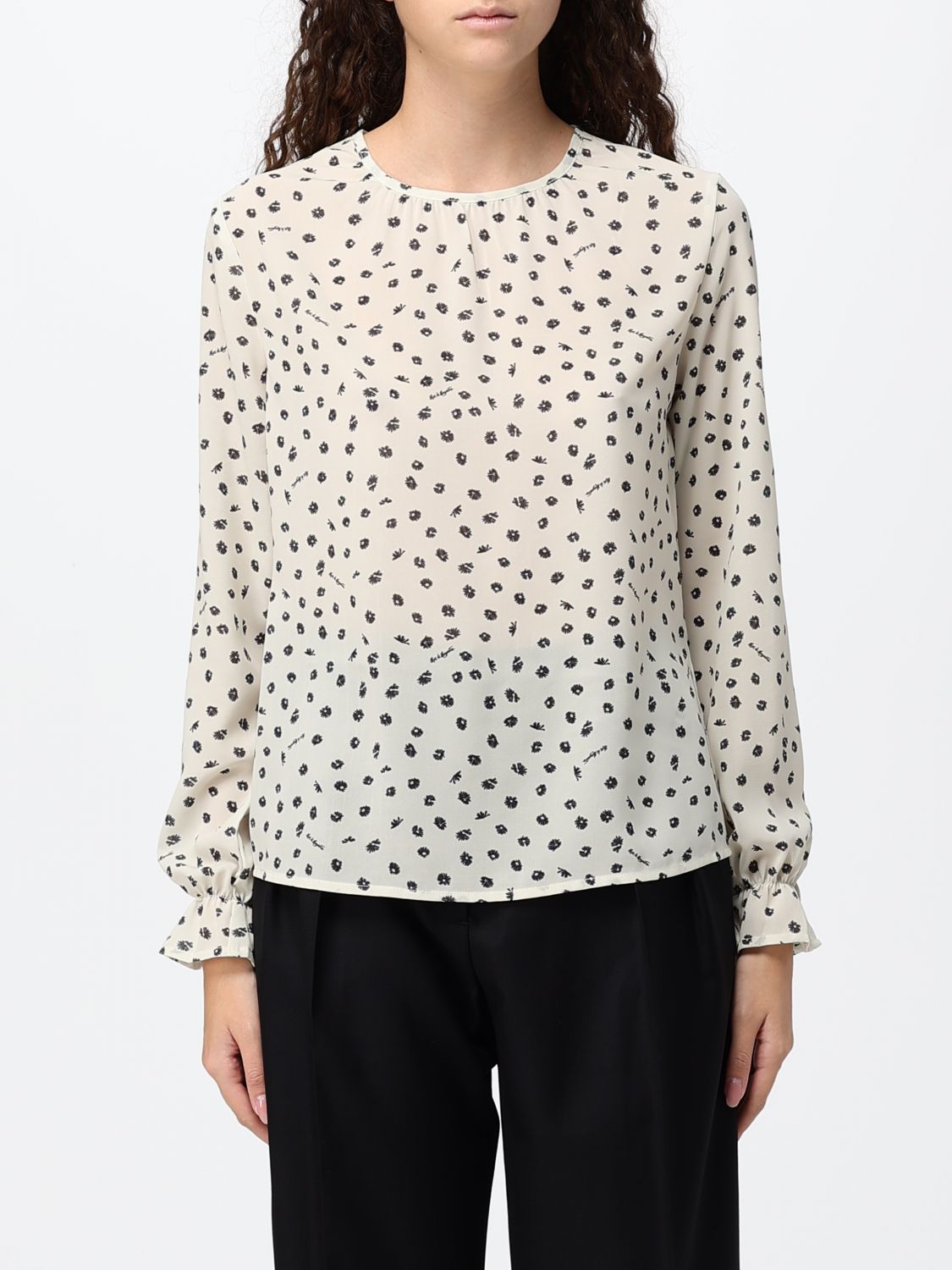MAR DE MARGARITAS Top Woman color Ecru MAR DE MARGARITAS Top Woman color Ecru