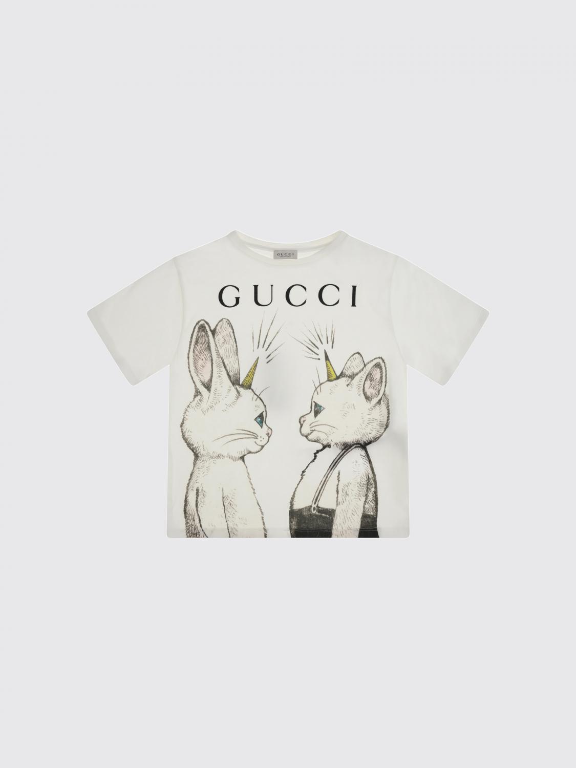 GUCCI T-Shirt Bambino colore Bianco