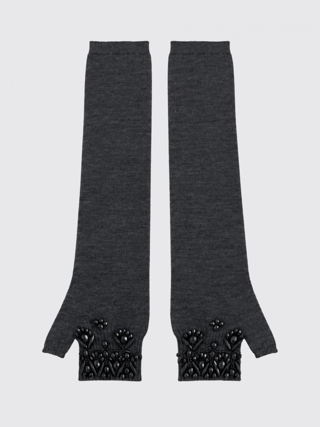 PAROSH Gloves Woman color Charcoal