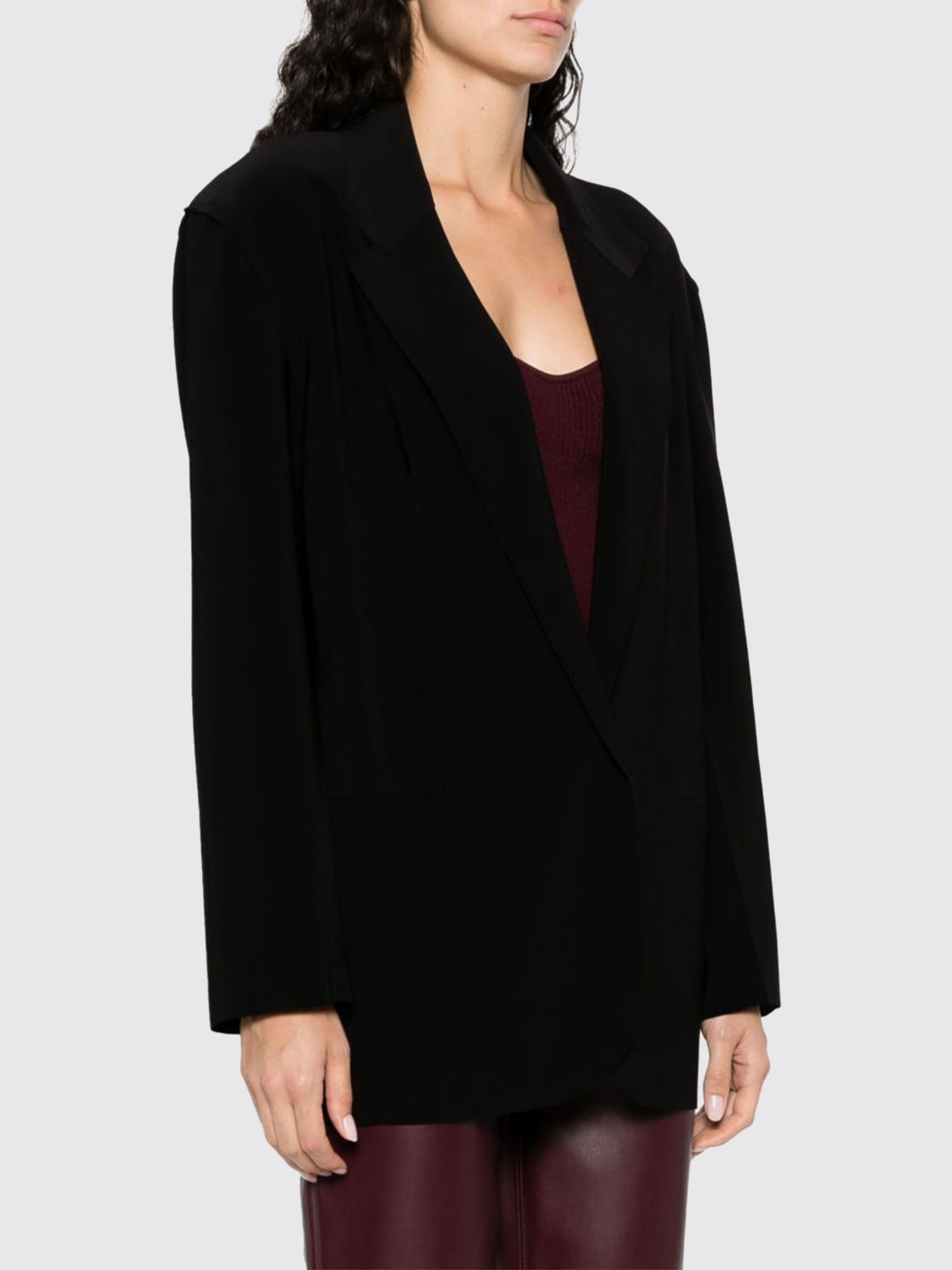 Norma Kamali Jacket Woman Color Black