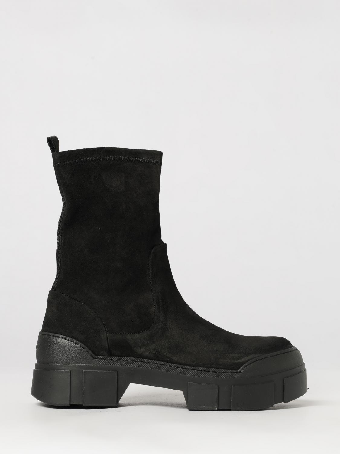 VIC MATIÉ Flat Ankle Boot Woman color Black
