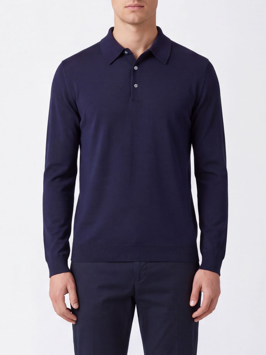 Kiton Polo Shirt in Navy