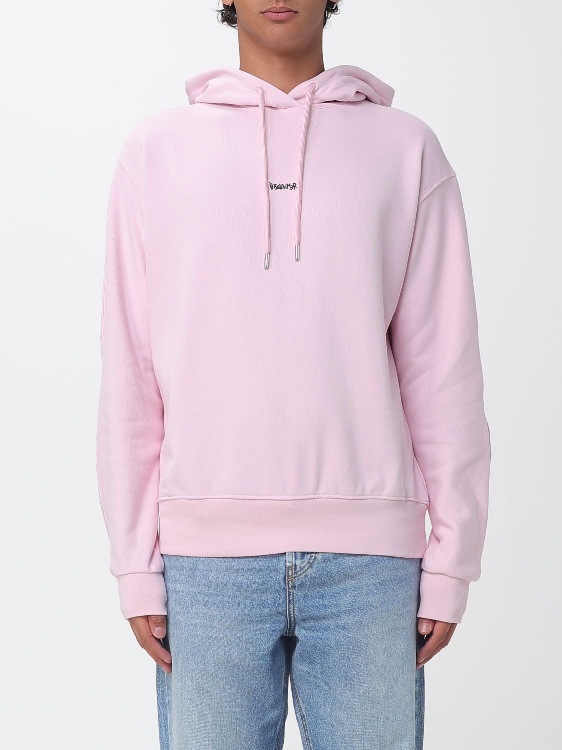 DISCLAIMER Sweatshirt Men color Pink