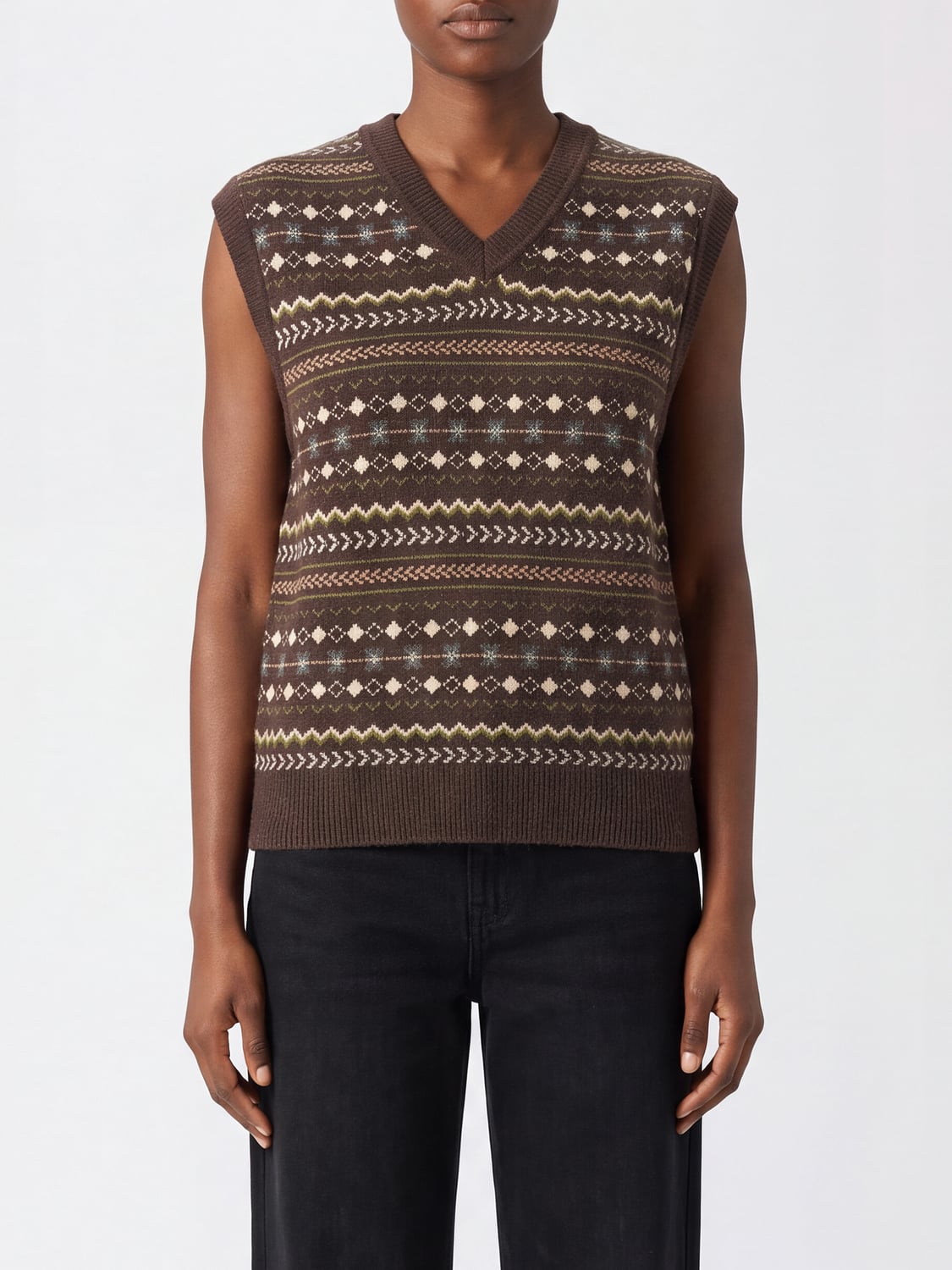 DUNST Waistcoat Woman color Brown
