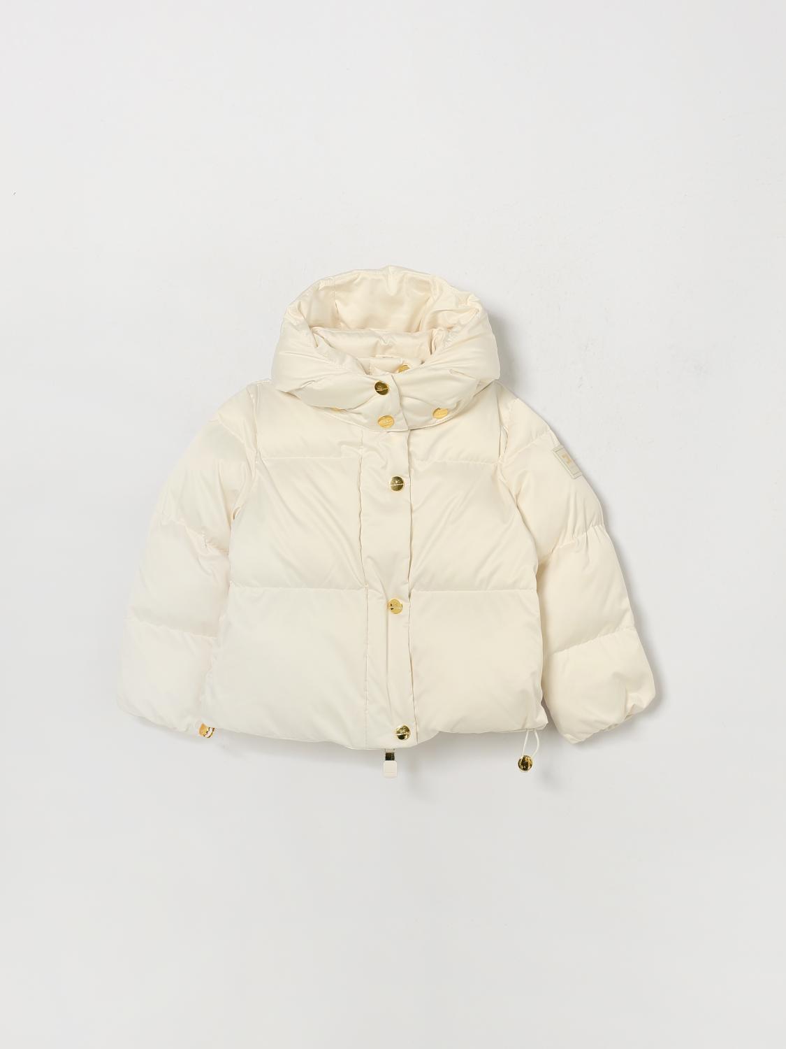 ELISABETTA FRANCHI LA MIA BAMBINA Coat Kids color White