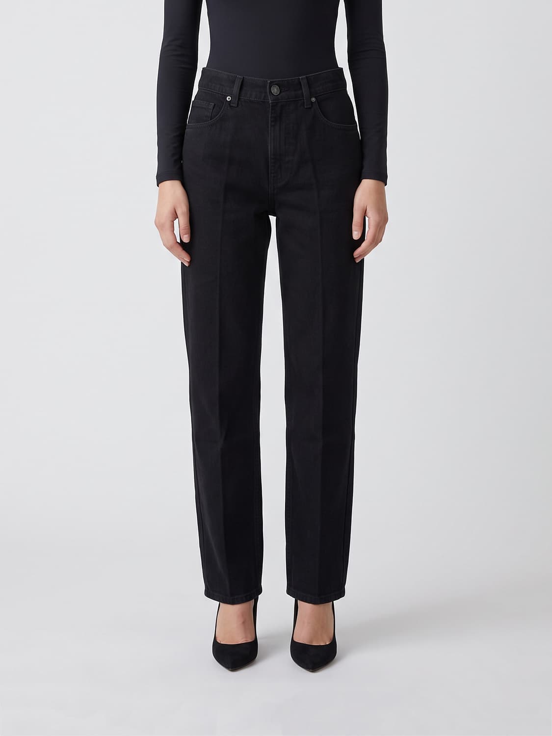 7 FOR ALL MANKIND Jeans Donna colore Nero