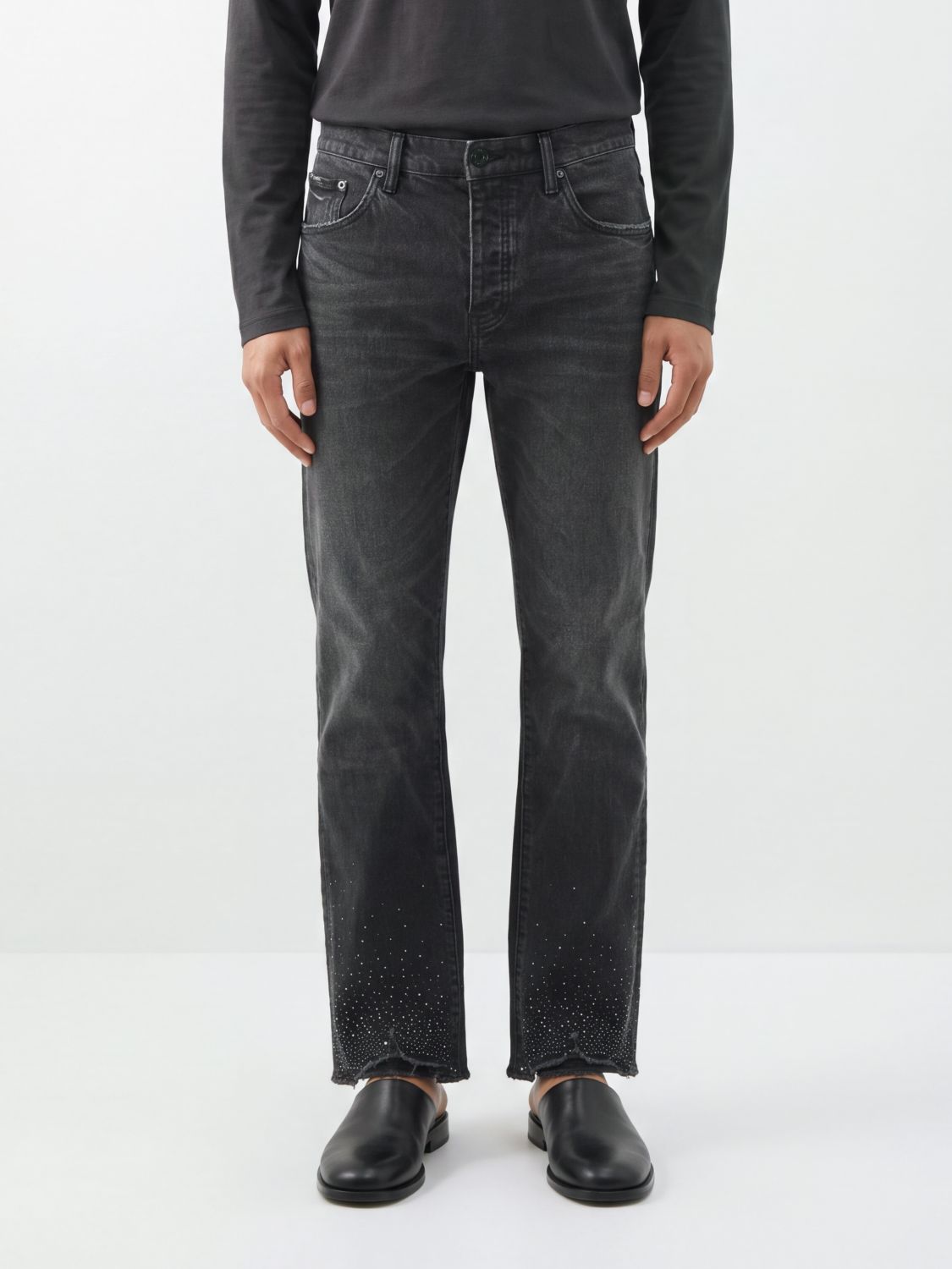 PURPLE Jeans Men color Black