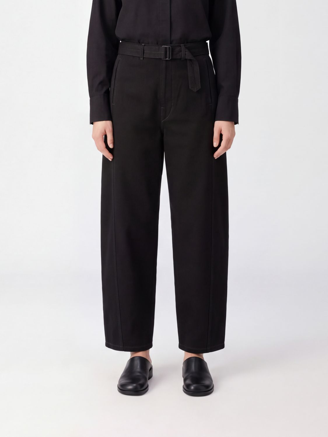 LEMAIRE Jeans Woman color Black