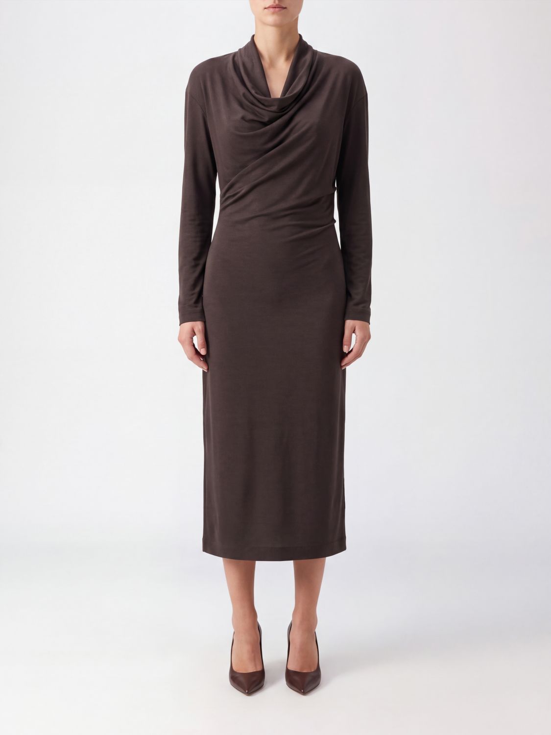 BRUNELLO CUCINELLI Dress Woman color Coffee