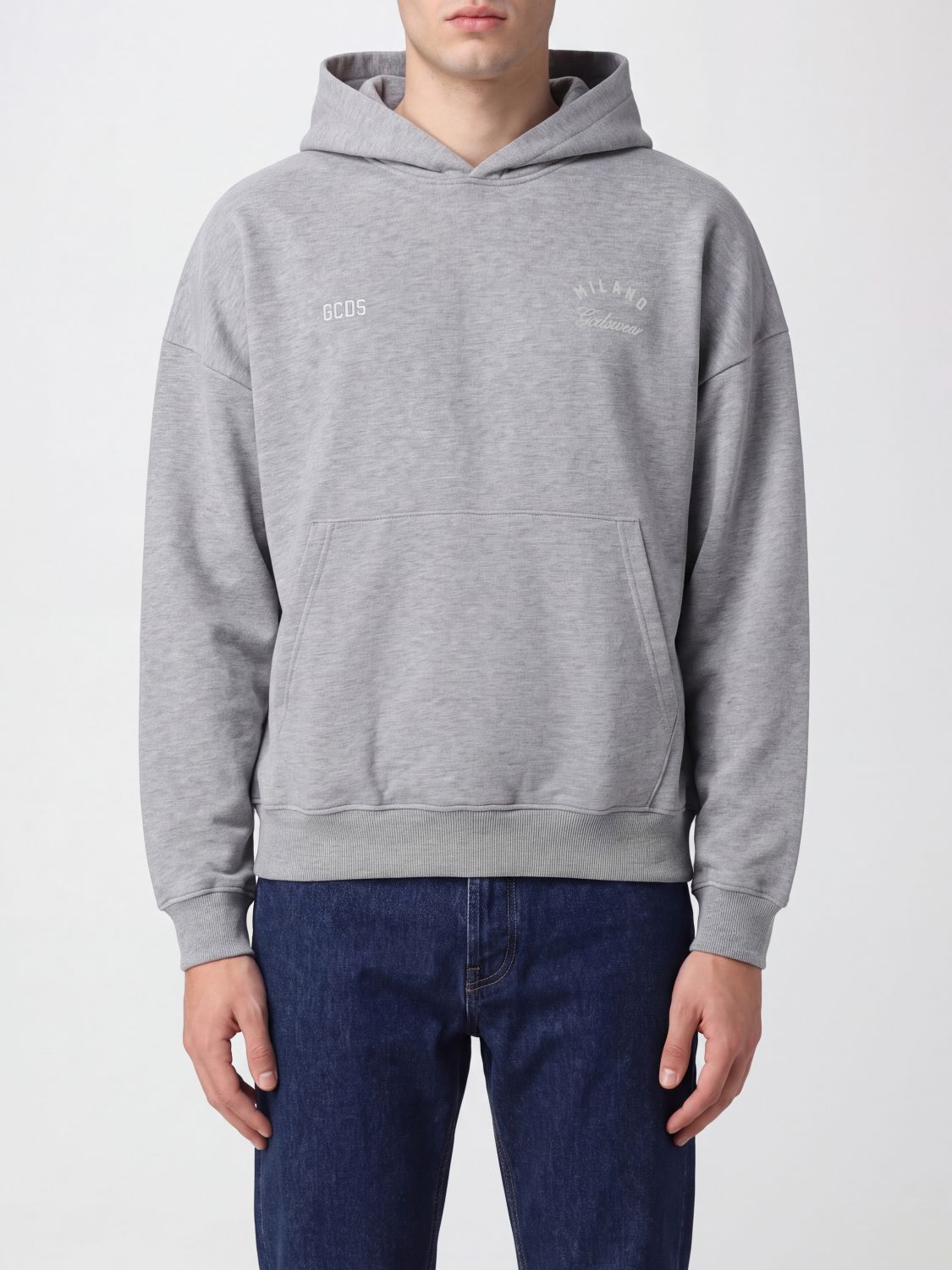 GCDS Felpa Uomo colore Grigio