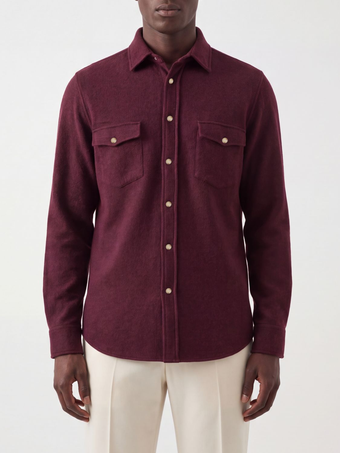 BRUNELLO CUCINELLI Jacket Men color Burgundy
