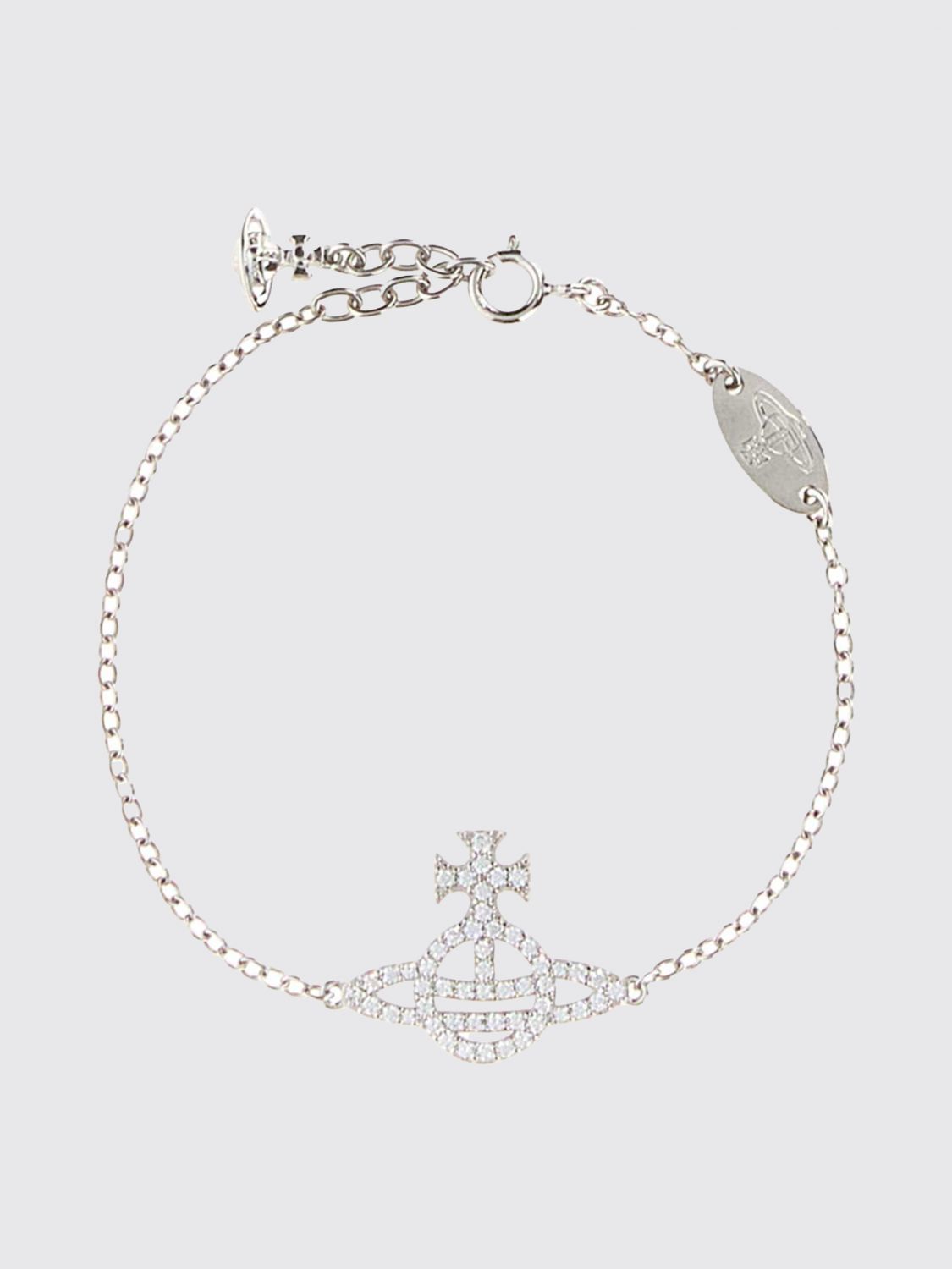 Vivienne Westwood Jewel Woman In Platinum