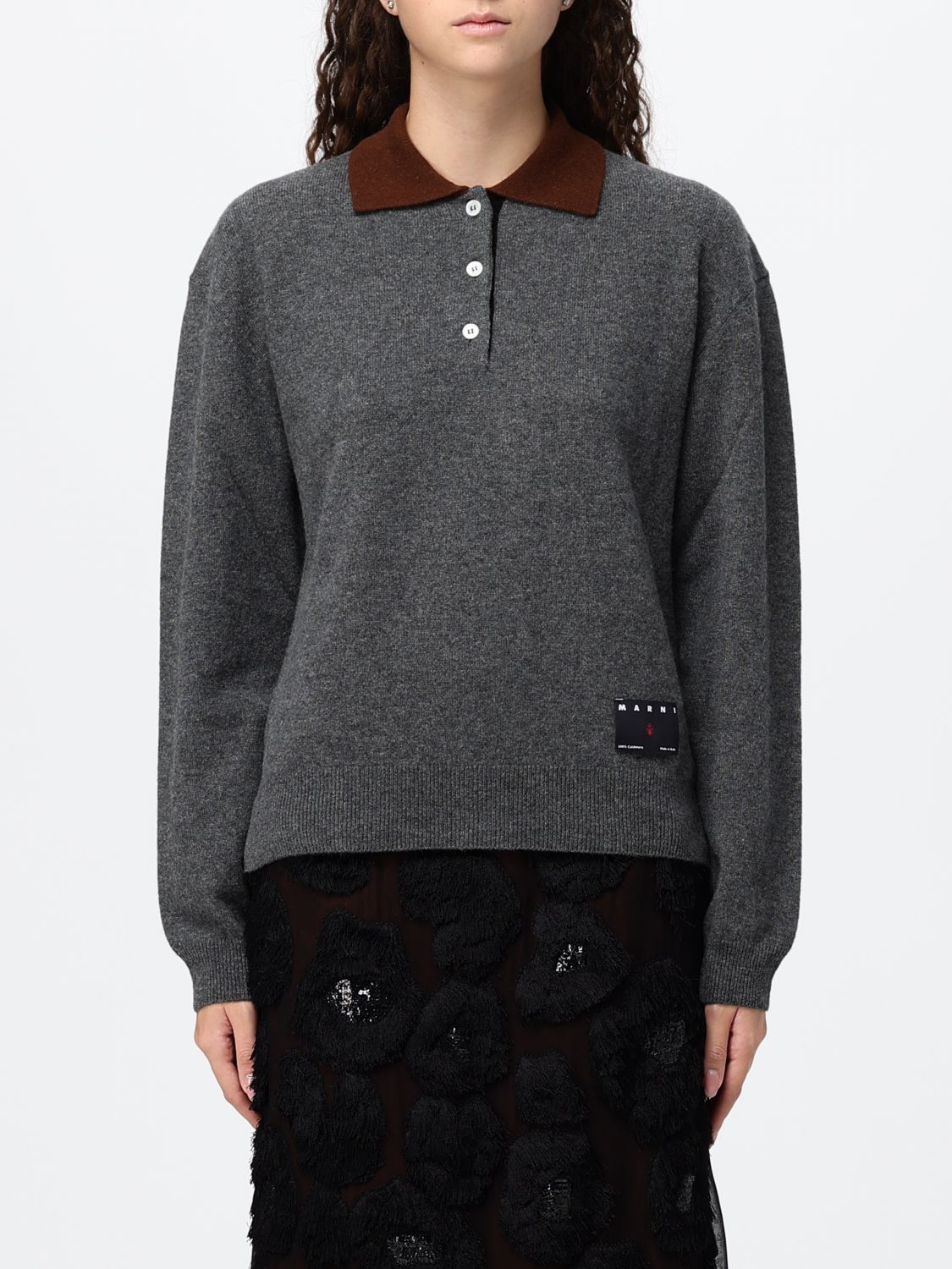 MARNI Polo Donna colore Grigio